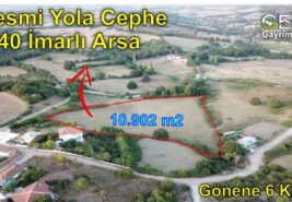 10.902 m2 Köy’de %40 İmarlı Arsa