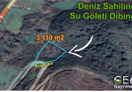 3.110 m2 Erdek’te Deniz Manzaralı Resmi Yolu Olan TARLA