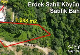 📌1.288m2 Erdekte, Deniz Sahilinde Köyün Dibinde Tarla