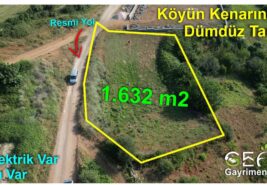 📌 1.632 m2 Köyün Kenarında Arsa Vasfında Tarla BANDIRMA/BALIKESİR.