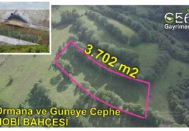 📌 3.702 m2 Ormana ve Güneye Cephe HOBİ BAHÇESİ