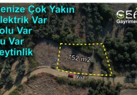 752 m2 Erdekde, Denize Yakın Köyün Dibinde Tarla