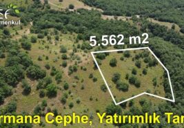 5.562 m2 Yatırımlık Uygun Fiyatlı Kelepir TARLA