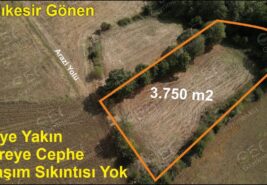 3.750 m2 Dereye Cephe Köye Yakın Ulaşım Sıkıntısı Olmayan TARLA