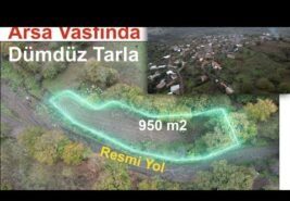 950 m2 ÇANAKKALE YENİCE’DE KÖY İÇİ TARLA